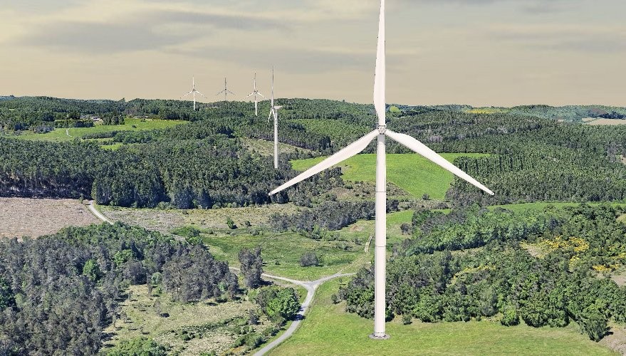 Ligne d eoliennes depuis e1 2