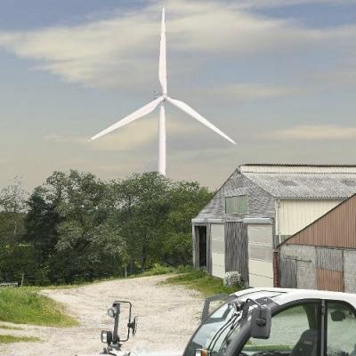 Nouaille depuis la D18, éolienne E3